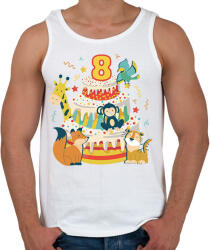 printfashion 8 éves - Férfi atléta - Fehér (13275454)