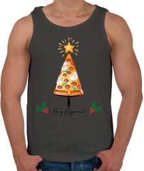 printfashion Merry Pizzamas pizzalapáttal - Férfi atléta - Sötétszürke (5764697)