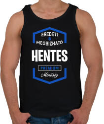 printfashion Hentes prémium minőség - Férfi atléta - Fekete (1467204)