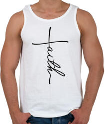 printfashion Faith : Hit 1 - Férfi atléta - Fehér (5266130)