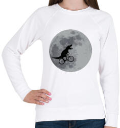 printfashion E. T. rex - Női pulóver - Fehér (444632)