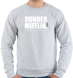 printfashion Dunder Mifflin - White - Férfi pulóver - Sport szürke (4170470)