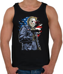 printfashion Amerikai gyilkos - Férfi atléta - Fekete (1204957)