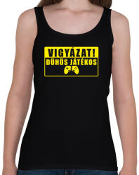 printfashion Dühös Játékos - Női atléta - Fekete (1642191)