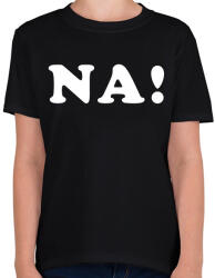 printfashion NA - Gyerek póló - Fekete (10912576)