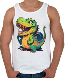 printfashion dino - Férfi atléta - Fehér (13662345)