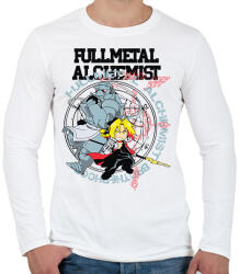 printfashion FMA Brotherhood - Férfi hosszú ujjú póló - Fehér (1968263)