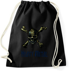 printfashion metal skull - Sportzsák, Tornazsák - Fekete (15855870)