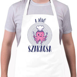 printfashion A jövő szakácsa - Kötény - Fehér (7551346)