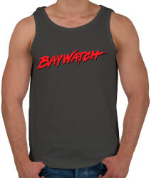printfashion Baywatch - Férfi atléta - Sötétszürke (288954)