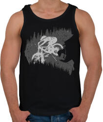 printfashion Mountain bike - Férfi atléta - Fekete (1218348)