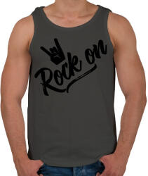 printfashion Rock On - Férfi atléta - Sötétszürke (1514435)