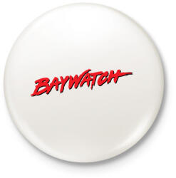 printfashion Baywatch - Kitűző, hűtőmágnes - Fehér (3075150)