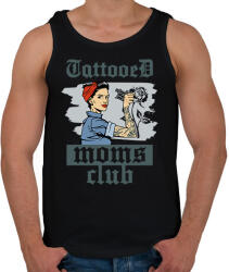 printfashion Tetovált anyák klubja - Férfi atléta - Fekete (12602476)