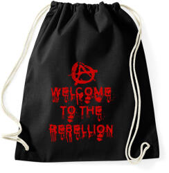 printfashion Welcome To The Rebellion - Sportzsák, Tornazsák - Fekete (4806149)