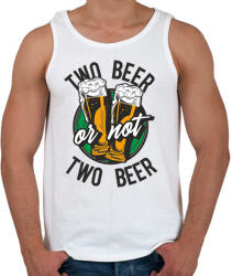printfashion TWO beer - Férfi atléta - Fehér (12351886)