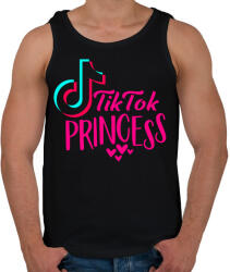 printfashion Tik Tok Hercegnő - Férfi atléta - Fekete (2134704)