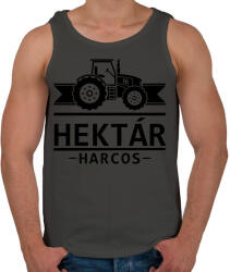 printfashion Hektár Harcos - Férfi atléta - Sötétszürke (2166206)