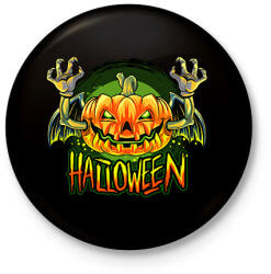 printfashion halloween - Kitűző, hűtőmágnes - Fekete (14195310)