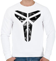printfashion Kobe Bryant logo - Férfi pulóver - Fehér (3260171)