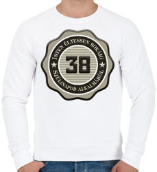 printfashion 38 - Férfi pulóver - Fehér (7226112)