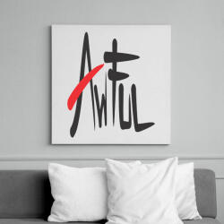 printfashion Awful - Vászonkép - Fehér (6631426)
