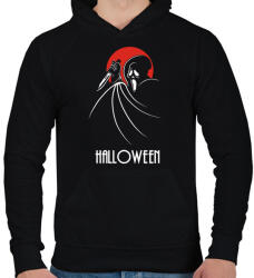 printfashion Halloween - Férfi kapucnis pulóver - Fekete (3624154)