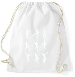 printfashion Fortnite táncok - Sportzsák, Tornazsák - Fehér (13972272)