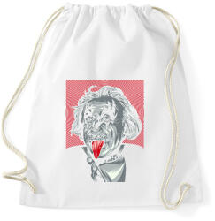 printfashion KISS: Einstein - Sportzsák, Tornazsák - Fehér (2958578)