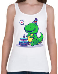 printfashion 1 éves dínó baba - Női atléta - Fehér (8641477)