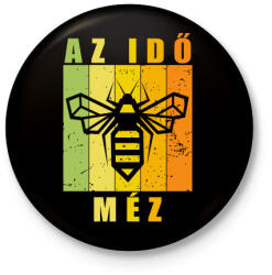 printfashion az ido mez - Kitűző, hűtőmágnes - Fekete (3097937)