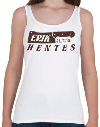 printfashion Legjobb hentes - Névvel - Női atléta - Fehér (9388236)