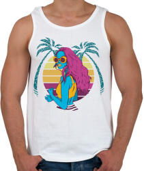 printfashion Nyári hangulat - Summer vibe - Férfi atléta - Fehér (4312811)