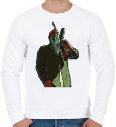 printfashion Gta San Andreas GrooveStreet - Férfi pulóver - Fehér (2412799)