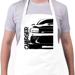 printfashion Dodge Charger Half - Kötény - Fehér (7591571)