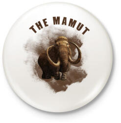 printfashion THE MAMUT - Kitűző, hűtőmágnes - Fehér (3079452)