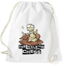 printfashion Sakk zombie - the walking chess - Sportzsák, Tornazsák - Fehér (4921133)