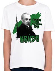 printfashion Krúdy Gyula - Gyerek póló - Fehér (9958854)