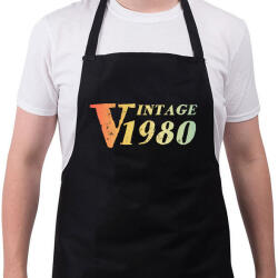 printfashion 1980 - Kötény - Fekete (12093331)