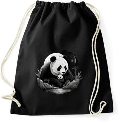 printfashion panda - Sportzsák, Tornazsák - Fekete (14905376)