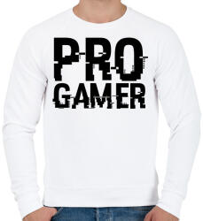 printfashion PRO GAMER - Férfi pulóver - Fehér (6040830)