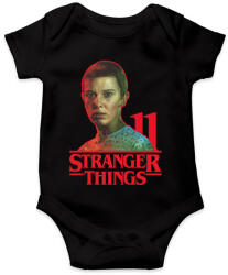 printfashion Stranger Things - 11 - Baba Body - Fekete (7246243)