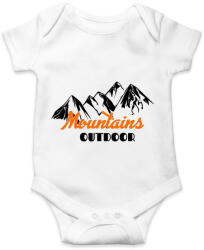 printfashion Mountain - Baba Body - Fehér (4232824)