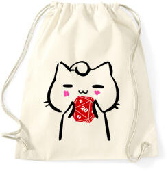 printfashion Cica és piros D20 - Sportzsák, Tornazsák - Natúr (2897581)