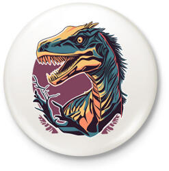 printfashion raptor - Kitűző, hűtőmágnes - Fehér (15481877)
