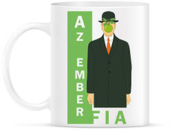 printfashion René Magritte - Az ember fia - Bögre - Fehér (6730670)
