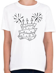 printfashion Szülinap - Gyerek póló - Fehér (15093439)