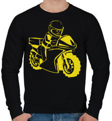 printfashion lego sárga - Férfi pulóver - Fekete (2911450)