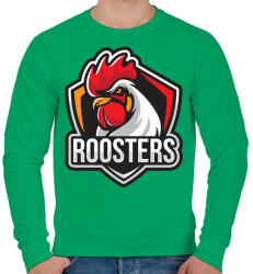 printfashion Angry bird - Férfi pulóver - Zöld (5113745)