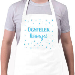 printfashion Ügyfelek könnyei - Bögre - Kötény - Fehér (7020688)